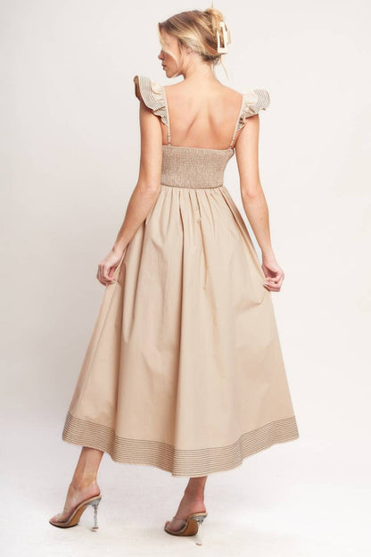 Keyhole Tan Midi