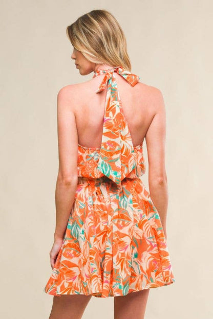 Orange You Glad High-Neck Mini