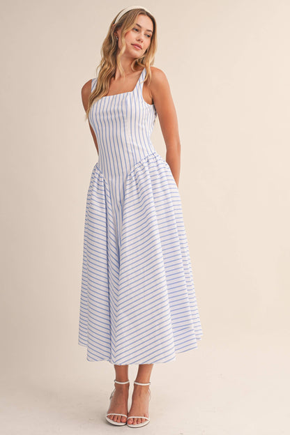 Bridgerton Blue Dress