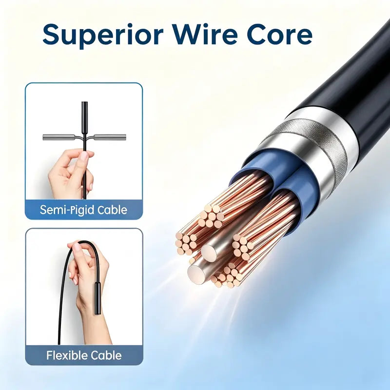 🚗 1920P HD Inspection Camera 🔍 8 LED • Waterproof • For iPhone & Android 📱